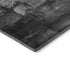 8' X 8' Gray Silver And Charcoal Abstract Washable Round Rug With UV Protection