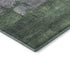5' X 8' Lavender And Green Abstract Washable Area Rug With UV Protection
