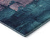 5' X 8' Merlot Gold Blue And Purple Abstract Washable Area Rug With UV Protection