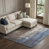 9' X 12' Coffee Green And Blue Abstract Washable Area Rug With UV Protection