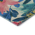 5' X 8' Blush Yellow And Blue Floral Washable Area Rug With UV Protection
