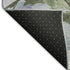 5' X 8' Olive Green Ivory And Lavender Floral Washable Area Rug With UV Protection