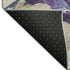 5' X 8' Purple Green And Ivory Floral Washable Area Rug With UV Protection
