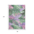 8' Sage Purple And Blush Floral Washable Area Rug With UV Protection