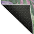 8' Sage Purple And Blush Floral Washable Area Rug With UV Protection