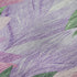 8' Sage Purple And Blush Floral Washable Area Rug With UV Protection