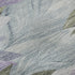 8' X 8' Taupe Lavender And Olive Green Floral Washable Round Rug With UV Protection
