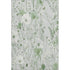 9' X 12' Mint Green And Ivory Floral Washable Area Rug With UV Protection