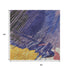 5' X 8' Gold Purple Teal And Red Abstract Washable Area Rug With UV Protection