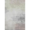 5' X 8' Beige Gray And Silver Abstract Washable Area Rug With UV Protection