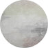8' X 8' Beige Gray And Silver Abstract Washable Round Rug With UV Protection