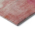 8' Pink Gold And Teal Abstract Washable Area Rug With UV Protection