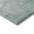 8' Pale Aqua Gray And Silver Abstract Washable Area Rug With UV Protection
