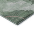 5' X 8' Green Taupe And Ivory Abstract Washable Area Rug With UV Protection