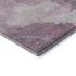 9' X 12' Mauve Blue And Ivory Abstract Washable Area Rug With UV Protection
