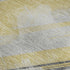 8' Gold Gray And Ivory Striped Washable Area Rug With UV Protection
