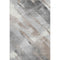 5' X 8' Taupe Gray And Silver Striped Washable Area Rug With UV Protection