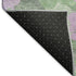 8' Lavender And Green Floral Washable Area Rug With UV Protection
