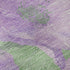 8' Lavender And Green Floral Washable Area Rug With UV Protection