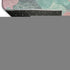 8' Pink And Teal Floral Washable Area Rug With UV Protection