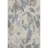 5' X 8' Beige Gray And Ivory Floral Washable Area Rug With UV Protection