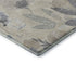 5' X 8' Beige Gray And Ivory Floral Washable Area Rug With UV Protection