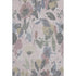 5' X 8' Blush Mauve And Gray Floral Washable Area Rug With UV Protection