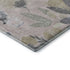 5' X 8' Blush Mauve And Gray Floral Washable Area Rug With UV Protection