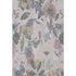 5' X 8' Blush Mauve And Gray Floral Washable Area Rug With UV Protection