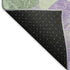 5' X 8' Lavender And Green Floral Washable Area Rug With UV Protection