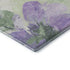 5' X 8' Lavender And Green Floral Washable Area Rug With UV Protection