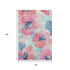 5' X 8' Pink Blue And Ivory Floral Washable Area Rug With UV Protection
