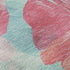 5' X 8' Pink Blue And Ivory Floral Washable Area Rug With UV Protection
