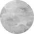 8' X 8' Beige Gray And Ivory Floral Washable Round Rug With UV Protection