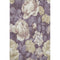 5' X 8' Beige Ivory And Tan Floral Washable Area Rug With UV Protection