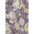 5' X 8' Beige Ivory And Tan Floral Washable Area Rug With UV Protection
