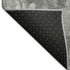 5' X 8' Gray Silver And Charcoal Floral Washable Area Rug With UV Protection