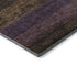 5' X 8' Brown Plum And Gold Striped Washable Area Rug With UV Protection