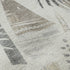 5' X 8' Linen Ivory And Gray Geometric Washable Area Rug With UV Protection