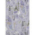 5' X 8' Lavender Ivory And Gray Geometric Washable Area Rug With UV Protection