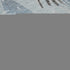 8' Sky Blue Taupe And Ivory Geometric Washable Area Rug With UV Protection