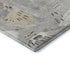 8' X 8' Taupe Beige And Gray Geometric Washable Round Rug With UV Protection