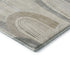 5' X 8' Beige Gray And Silver Geometric Washable Area Rug With UV Protection