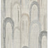 5' X 8' Beige Gray And Silver Geometric Washable Area Rug With UV Protection