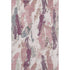5' X 8' Blush Purple And Ivory Abstract Washable Area Rug With UV Protection