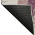 5' X 8' Blush Purple And Ivory Abstract Washable Area Rug With UV Protection