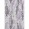 5' X 8' Lavender Ivory And Gray Abstract Washable Area Rug With UV Protection