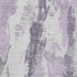 5' X 8' Lavender Ivory And Gray Abstract Washable Area Rug With UV Protection