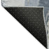 9' X 12' Sky Blue Gray And Ivory Abstract Washable Area Rug With UV Protection