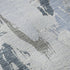 9' X 12' Sky Blue Gray And Ivory Abstract Washable Area Rug With UV Protection